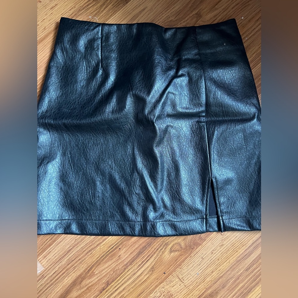 Wild Fable Pleather Mini Skirt